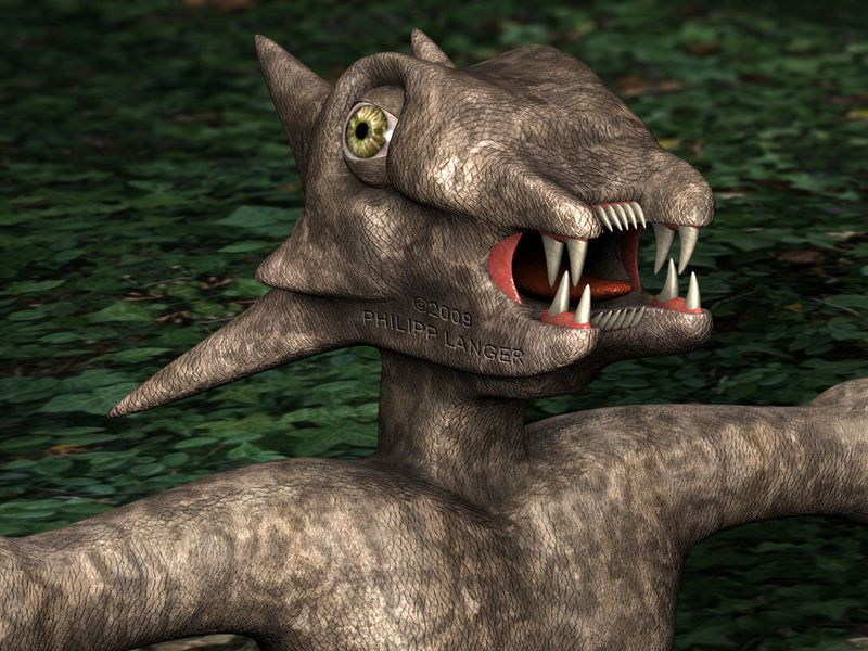 Fremdartiges Reptil / Alien Reptile / 2009