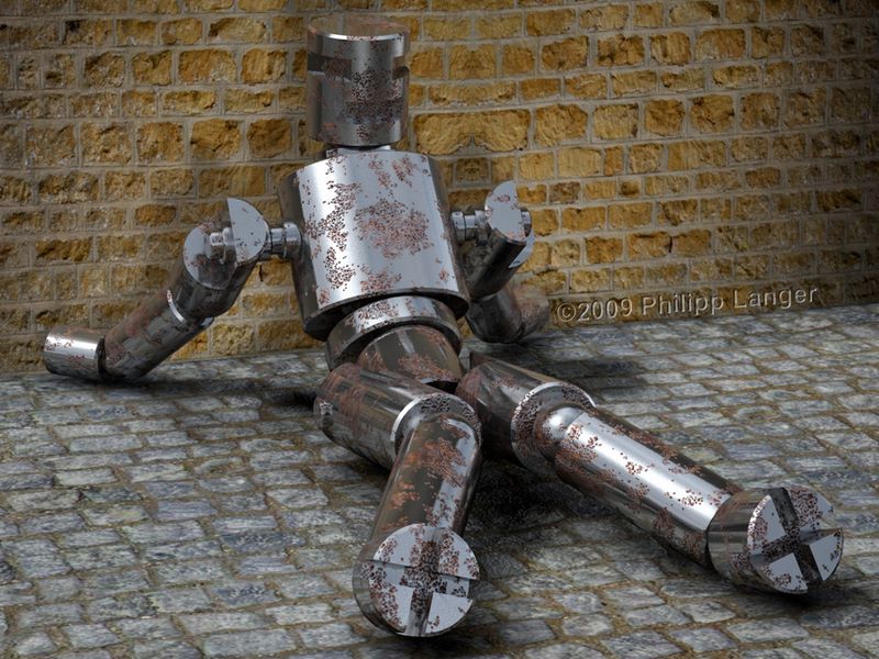 Rostiger androider Roboter / Rusty Android Robot / 2009